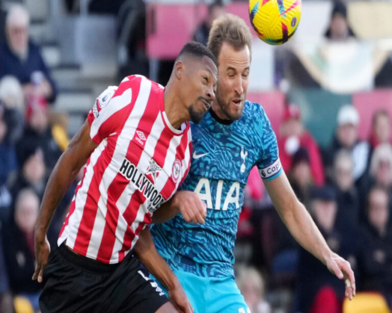 El Totteham empató 2 a 2 con el Brentford por la Premier League