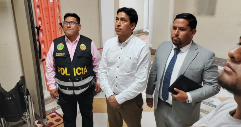 Trasladan al penal de Lurigancho a congresista Freddy Díaz por prisión preventiva 