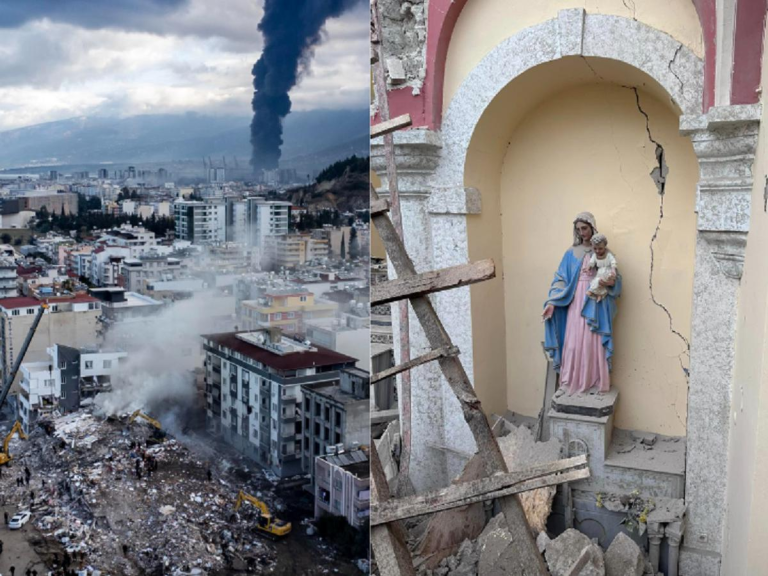 Turquía: Imagen de la Virgen María permanece intacta tras desplome de catedral