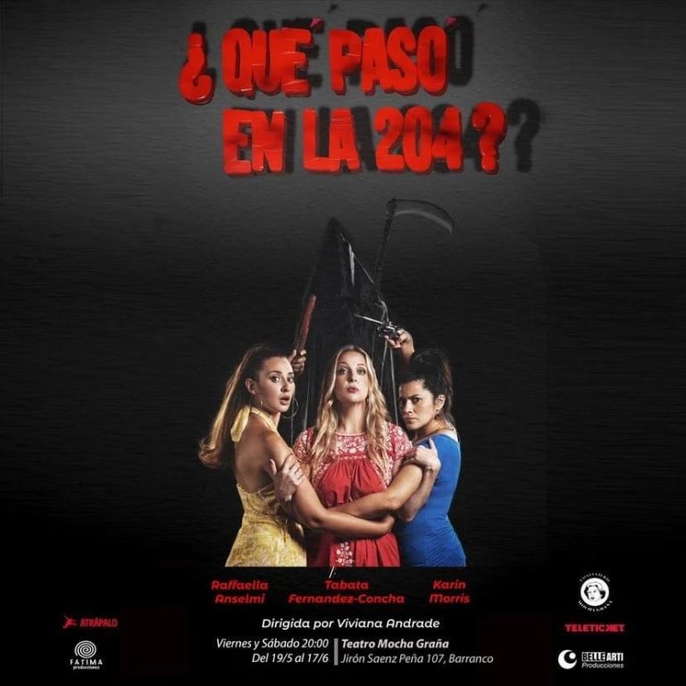 Presentarán obra de comedia de humor negro en Barranco: ¿Qué pasó en la 204?