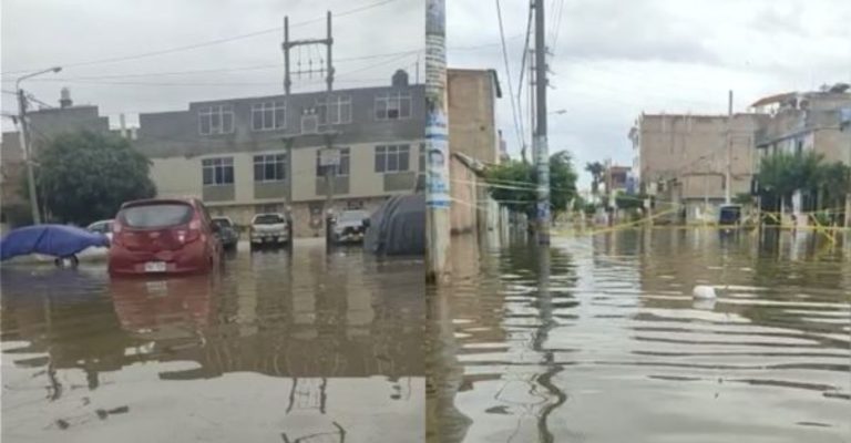 Intensas lluvias dejan a escolares sin clases en Chiclayo 
