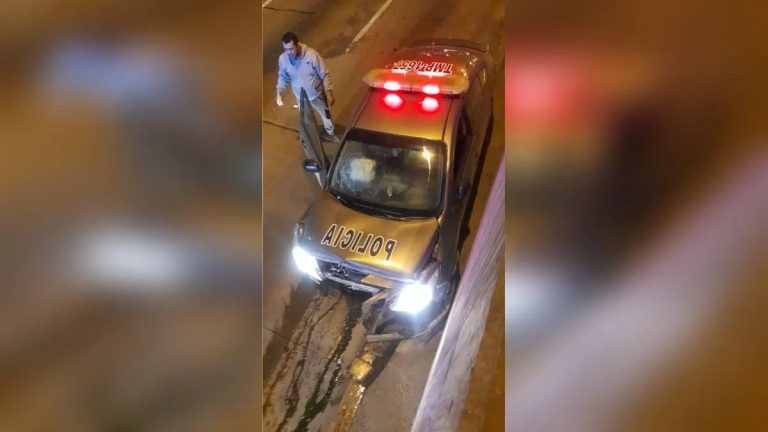 La Victoria: dos policías resultaron heridos tras un accidente durante una persecución a presuntos delincuentes en la Vía Expresa 