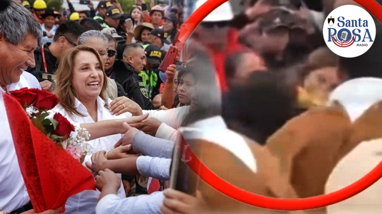 Dina Boluarte fue agredida por dos mujeres durante su visita en Ayacucho