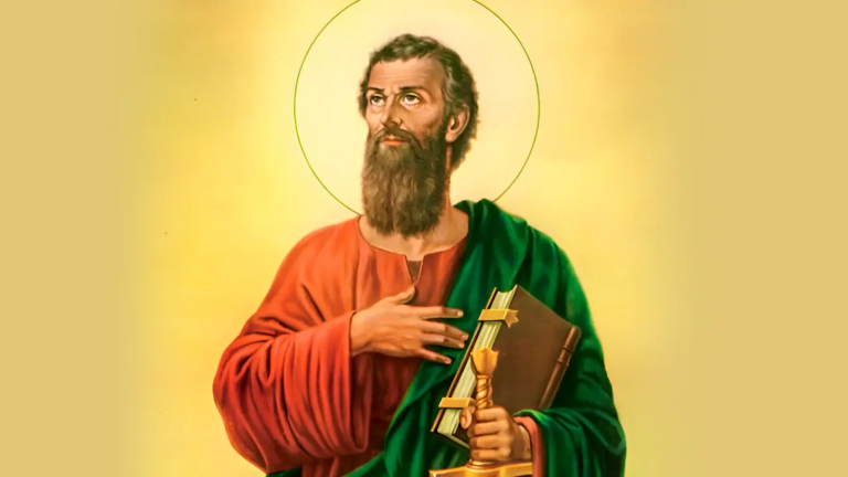 San Pablo, apóstol; uno de los Santos de la semana.