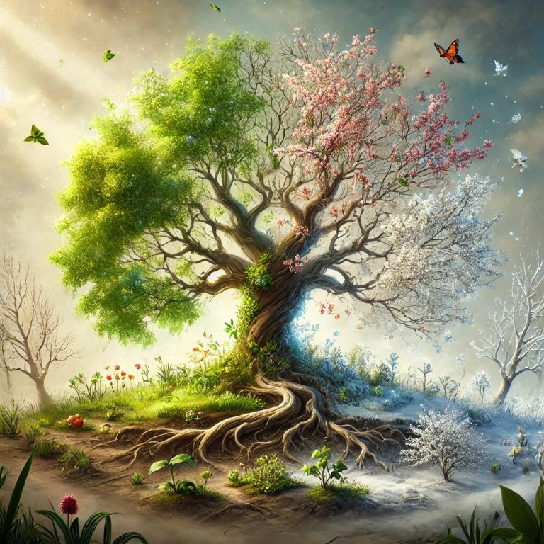 El ciclo de la vida en la naturaleza y su conexión espiritual.