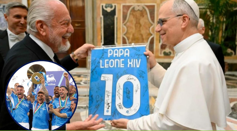 Papa León XIV felicitó al Napoli por ser campeón de la Serie A