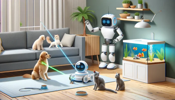 La ayuda de robots en el hogar Robots en casa