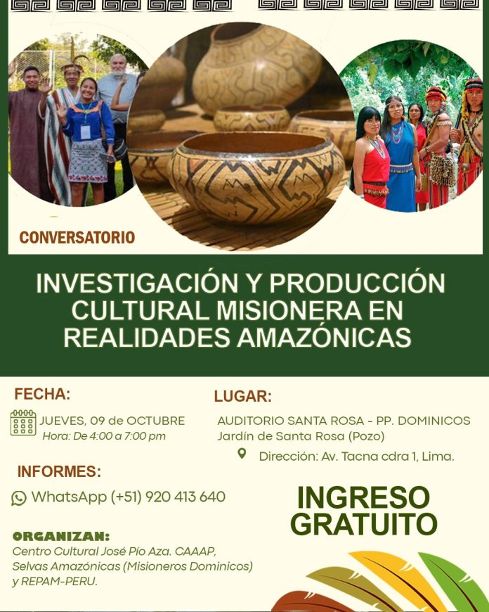 Conversatorio “Investigación y producción cultural misionera en realidades amazónicas”