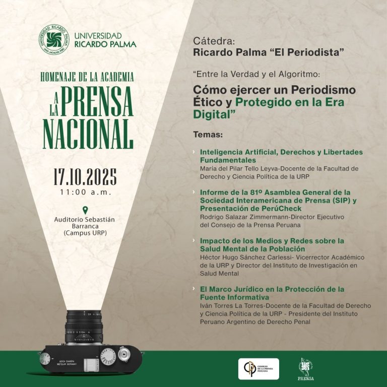 Homenaje de la académia a la Prensa Nacional