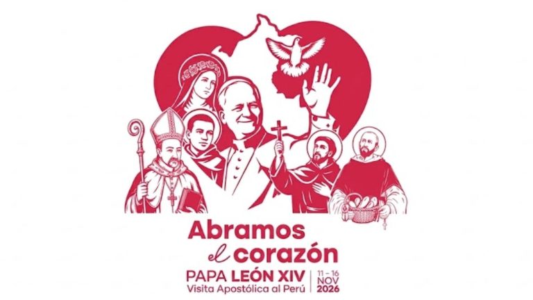 PRESENTAN EL LOGO Y LEMA OFICIAL DE LA VISITA DEL PAPA LEÓN XIV AL PERÚ