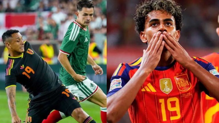 Perú empata ante México y España golea en la jornada internacional por la Fecha FIFA