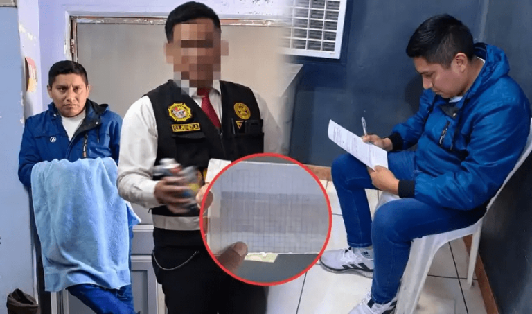 Agente del INPE fue intervenido con S/20.000 y 50 chips