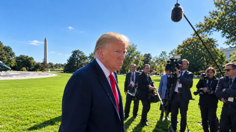 Donald Trump calificó de interesantes unas elecciones entre Delcy Rodríguez y María Corina Machado
